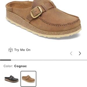 Birkenstock Buckley Clogs - Cognac Brown - 40